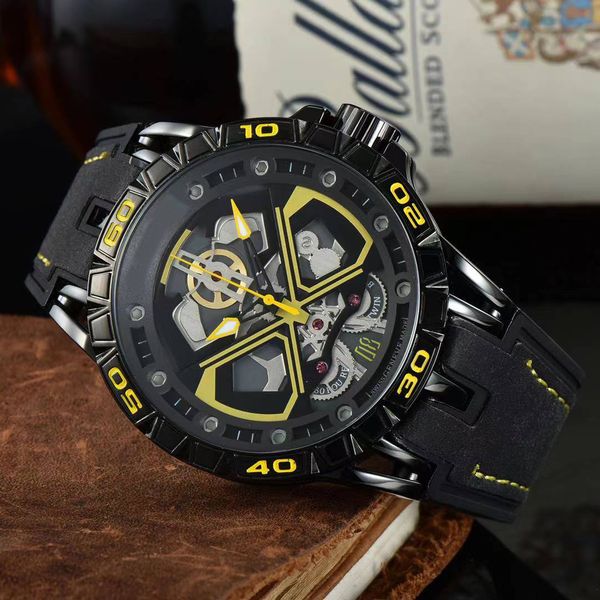 luxury mens watches quartz movement black big dial rubber strap famous analog watch for men colorful sport military wristwatch waterproof mo, Slivery;brown
luxury mens watches quartz movement black big dial rubber strap famous analog watch for men colorful sport military wristwatch waterproof mo, Slivery;brown