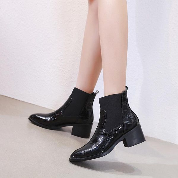 boots autumn winter women square toe solid european ladies shoes elegant high heel zapatos de mujer s8-37, Black
boots autumn winter women square toe solid european ladies shoes elegant high heel zapatos de mujer s8-37, Black
