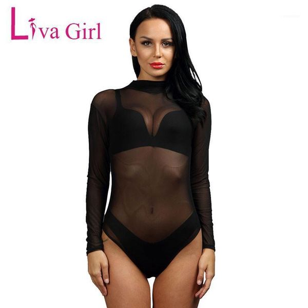 liva girl black mesh sheer bodysuit 2021 women rompers jumpsuits long sleeve body jumpsuit ladies combinaison femme xl1, Black;white
liva girl black mesh sheer bodysuit 2021 women rompers jumpsuits long sleeve body jumpsuit ladies combinaison femme xl1, Black;white