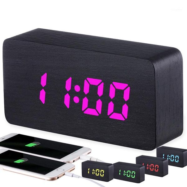 new led wooden alarm clock multicolor multifunction charge your phone snooze function sounds control deskdigital table clock1
new led wooden alarm clock multicolor multifunction charge your phone snooze function sounds control deskdigital table clock1