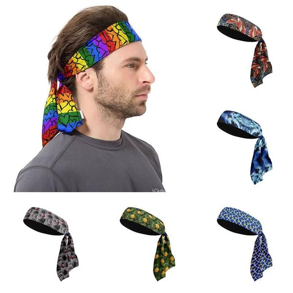 sweatband colorful printed tennis headband for men outdoor cycling running breathable yoga workout compression sports hair band, Yellow;black
sweatband colorful printed tennis headband for men outdoor cycling running breathable yoga workout compression sports hair band, Yellow;black