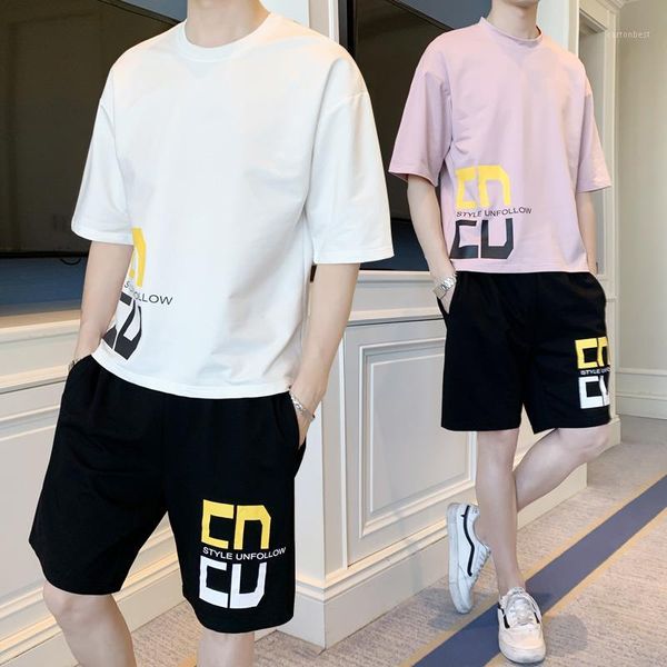 men's tracksuits net red loose compassionate suit a trendy man with handsome summer male streetwear hip hop short-sleeved t-shirt1, Gray
men's tracksuits net red loose compassionate suit a trendy man with handsome summer male streetwear hip hop short-sleeved t-shirt1, Gray