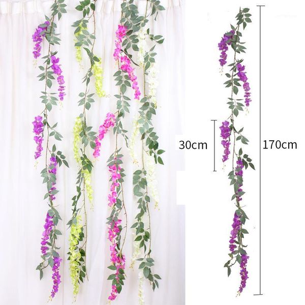 decorative flowers & wreaths 170cm artificial liana silk wisteria vines rattan bride flower wall hanging garland arch home wedding garden de
decorative flowers & wreaths 170cm artificial liana silk wisteria vines rattan bride flower wall hanging garland arch home wedding garden de