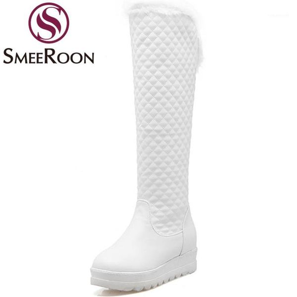 smeeroon height increasing knee high boots for women round toe boots sweet slip on warm winter snow party shoes woman1, Black
smeeroon height increasing knee high boots for women round toe boots sweet slip on warm winter snow party shoes woman1, Black