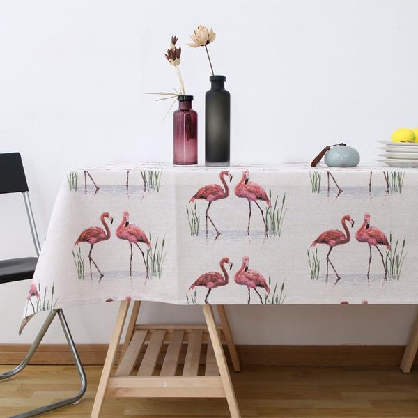 nordic fashion tablecloth tropical animal red flamingo printing linen cotton rectangle table cloth for christmas banquet decor
nordic fashion tablecloth tropical animal red flamingo printing linen cotton rectangle table cloth for christmas banquet decor
