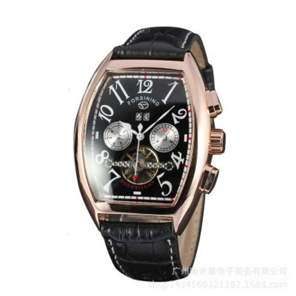 tourbillon selling forsing mechanical watch leather casual men's watch graduated wine bucket men's watch, Slivery;brown
tourbillon selling forsing mechanical watch leather casual men's watch graduated wine bucket men's watch, Slivery;brown