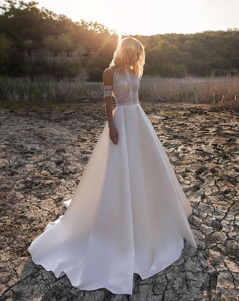 длина bohemian пляж a-line свадебные платья кружева аппликация jewel шеи длиной до пола складки свадебное платье свадебные платья платье de, White
длина bohemian пляж a-line свадебные платья кружева аппликация jewel шеи длиной до пола складки свадебное платье свадебные платья платье de, White