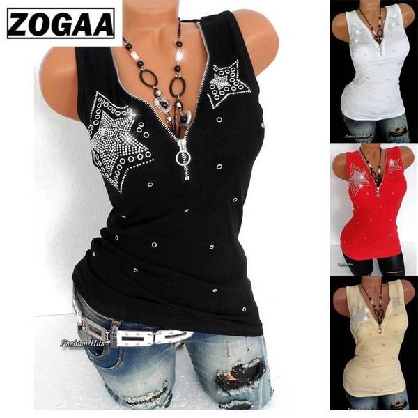 zogaa plus size s-5xl women tanks fashion sleeveless vest v-neck zipper club party printed casual tunic tank camis1, White
zogaa plus size s-5xl women tanks fashion sleeveless vest v-neck zipper club party printed casual tunic tank camis1, White