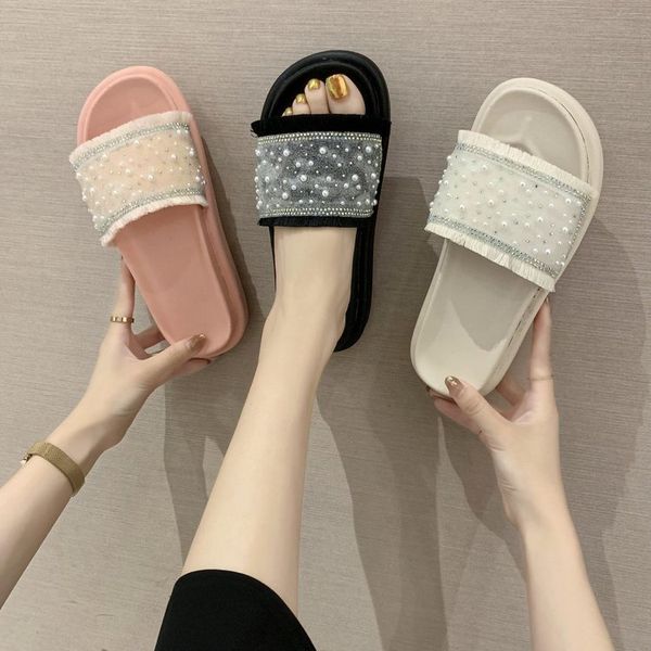 fashion women sandals flat bottom outdoor female slippers rhinestones shoes comfortable beach women slippers x1020, Black
fashion women sandals flat bottom outdoor female slippers rhinestones shoes comfortable beach women slippers x1020, Black