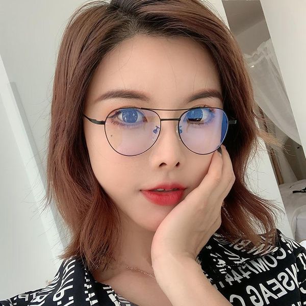 2021 vintage metal frame spectacles frame women men anti blue light ray blocking eye glasses frames clear lens eyewear wd2115, White;black
2021 vintage metal frame spectacles frame women men anti blue light ray blocking eye glasses frames clear lens eyewear wd2115, White;black