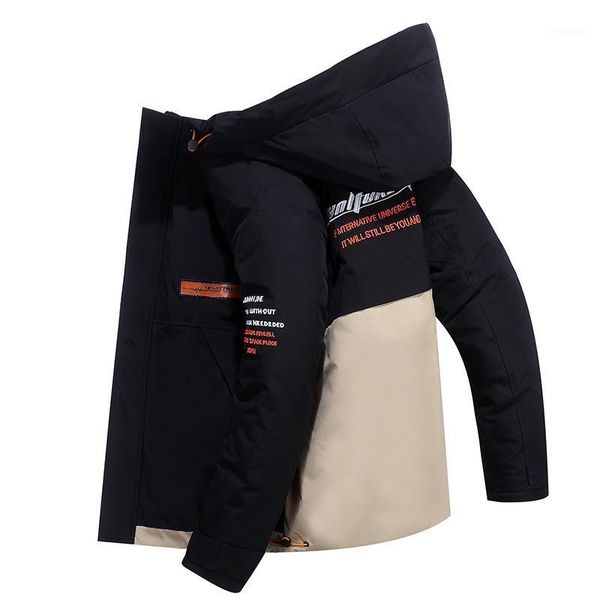 men's winter down jacket coat hooded white duck down jackets men thick warm outwear snow parka puffy jacket doudoune homme1, Black
men's winter down jacket coat hooded white duck down jackets men thick warm outwear snow parka puffy jacket doudoune homme1, Black