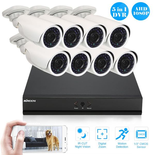 kkmoon 8ch 1080p hybrid 5-in-1 digital video recorder+ 8*1080p ahd waterproof cctv camera+cable for cctv security system
kkmoon 8ch 1080p hybrid 5-in-1 digital video recorder+ 8*1080p ahd waterproof cctv camera+cable for cctv security system