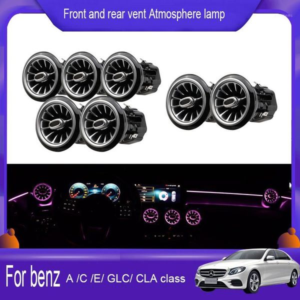 led turbine air vent car air condition vent decoration ambient light lamp for a/c/e/glc/cla class w205 w213 x253 2020-20201
led turbine air vent car air condition vent decoration ambient light lamp for a/c/e/glc/cla class w205 w213 x253 2020-20201