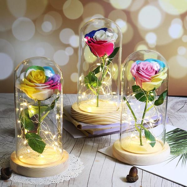 decorative flowers & wreaths home decoration ornament artificial flower with led light in glass dome for wedding party valentine's day
decorative flowers & wreaths home decoration ornament artificial flower with led light in glass dome for wedding party valentine's day
