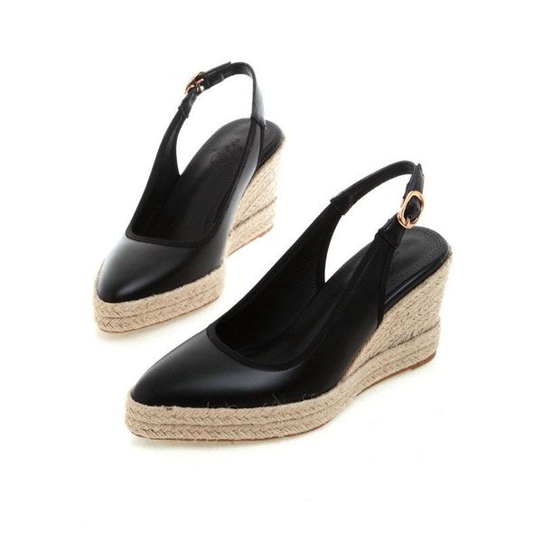2021 women shoes straw weaving wedge high heel platform slingback shoes woman large size 34-43 ladies dress party, Black
2021 women shoes straw weaving wedge high heel platform slingback shoes woman large size 34-43 ladies dress party, Black