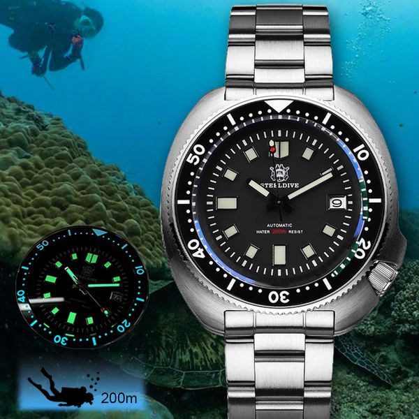 steeldive pro diver watch 200m водонепроницаемый nh35 автоматические часы мужчины сапфировое стекло из нержавеющей стали класса люкс механич, Slivery;brown
steeldive pro diver watch 200m водонепроницаемый nh35 автоматические часы мужчины сапфировое стекло из нержавеющей стали класса люкс механич, Slivery;brown