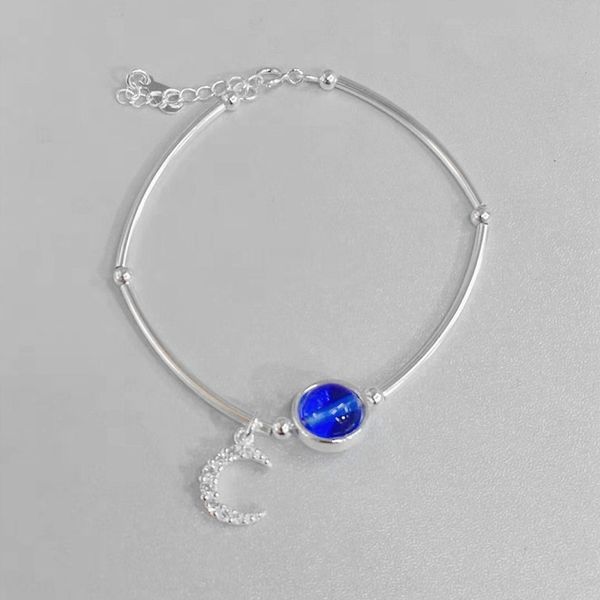 xiaoqingxinsen series blue crystal for women korean version braceletcrystal bracelet sweet personality with zircon moon bracelet jewelry 47o, Golden;silver
xiaoqingxinsen series blue crystal for women korean version braceletcrystal bracelet sweet personality with zircon moon bracelet jewelry 47o, Golden;silver