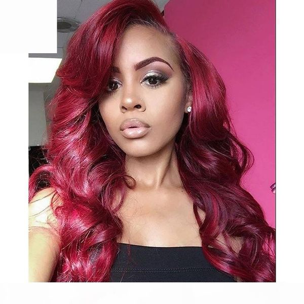 natural wavy side part 99j lace front wig virgin brazilian lace wig 99j human hair full lace wig for black women ing, Black;brown
natural wavy side part 99j lace front wig virgin brazilian lace wig 99j human hair full lace wig for black women ing, Black;brown