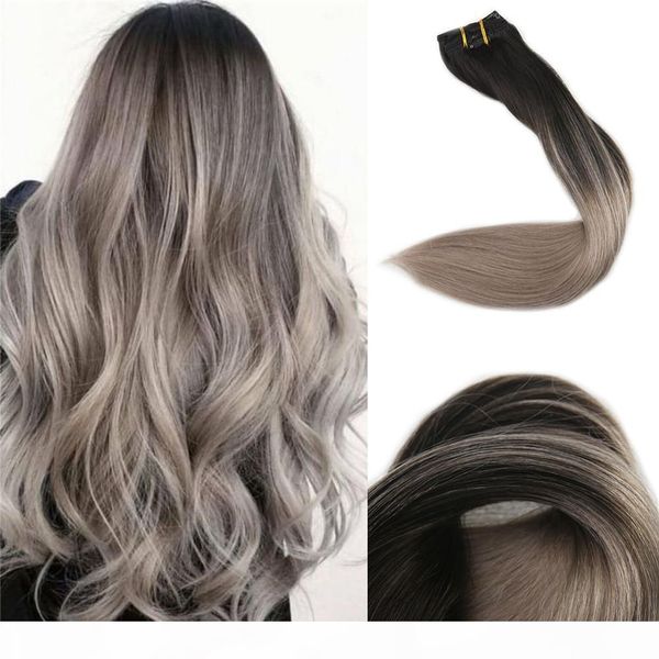 ombre clip in human hair extensions #1b fading to #18 ash blonde balayage double weft clip on hair extensions 8pcs 120g, Black;brown
ombre clip in human hair extensions #1b fading to #18 ash blonde balayage double weft clip on hair extensions 8pcs 120g, Black;brown