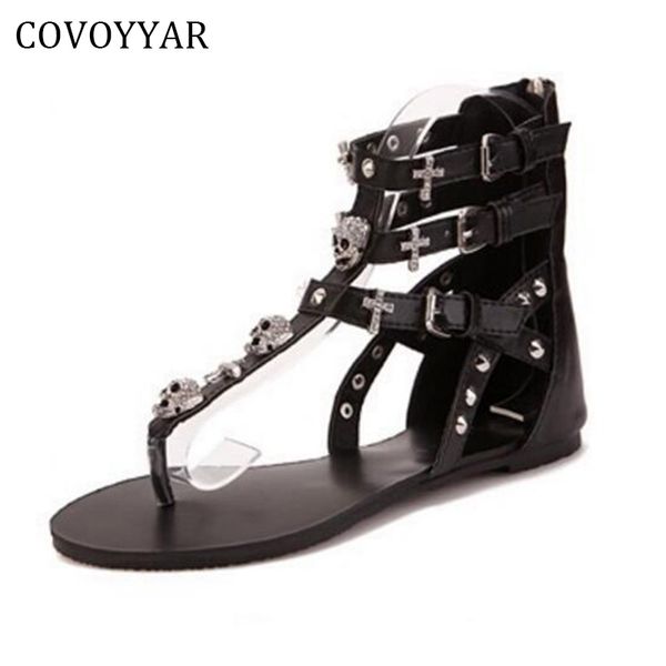 covoyyar 2020 rivets gladiator women sandals skull flip flops beach summer flat black women lady shoes plus size 40 wss738
covoyyar 2020 rivets gladiator women sandals skull flip flops beach summer flat black women lady shoes plus size 40 wss738