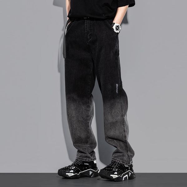 2021 new fashion streetwear men jeans loose retro grad color straight fit hip hop denim pants hombre wide leg trousers di7q, Blue
2021 new fashion streetwear men jeans loose retro grad color straight fit hip hop denim pants hombre wide leg trousers di7q, Blue