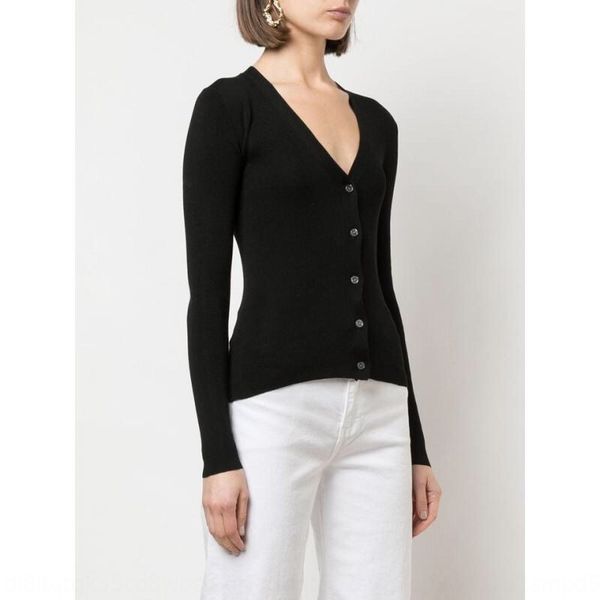 nili2020 autumn winter slim fit and slim pit stripe v-neck sweater with button silk sweater silk row of buttons and long sleeve cardigan ljm, White;black
nili2020 autumn winter slim fit and slim pit stripe v-neck sweater with button silk sweater silk row of buttons and long sleeve cardigan ljm, White;black