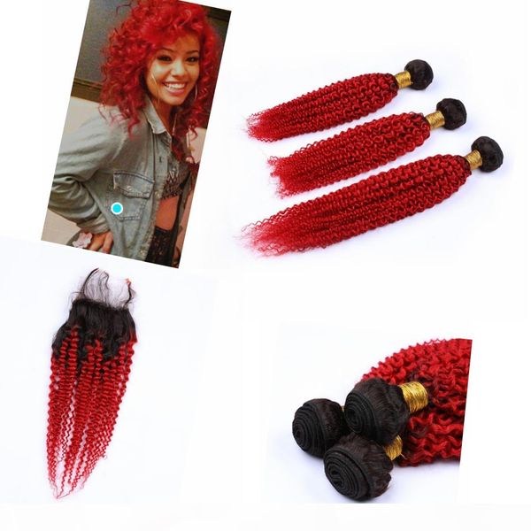 ombre virgin бразильские волосы пучки с закрытием 4" * 4" dark root kinky завитые # 1b #red ombre затворы и связки, Black;brown
ombre virgin бразильские волосы пучки с закрытием 4" * 4" dark root kinky завитые # 1b #red ombre затворы и связки, Black;brown