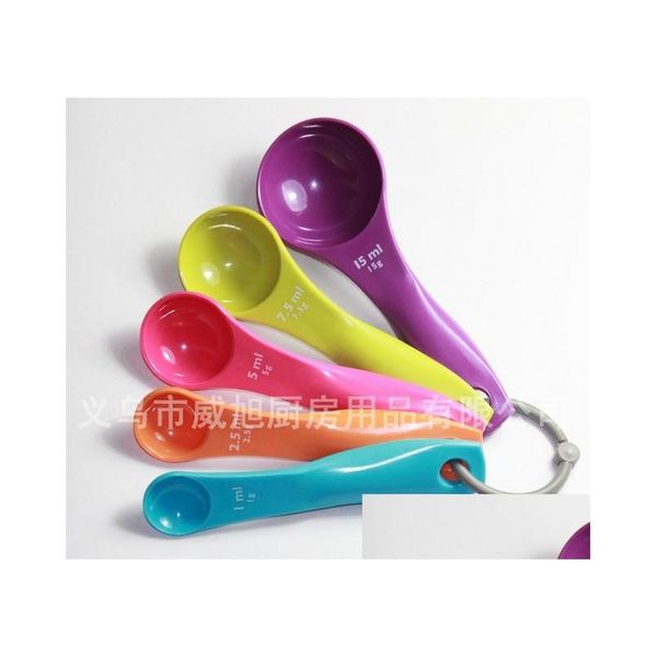 multicolour measuring spoon 5pcs/set(1 / 2.5 / 5 / 7.5/ 15ml) food thickening of coffee milk tea fruit powder measuring spoon j5fde
multicolour measuring spoon 5pcs/set(1 / 2.5 / 5 / 7.5/ 15ml) food thickening of coffee milk tea fruit powder measuring spoon j5fde