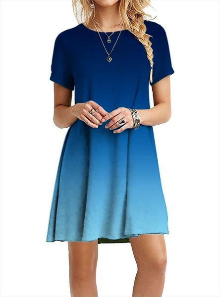 plus size s 5xl gradient print women dress sundress new 2020 short sleeve rainbow tie dye loose casual party mini dress vestidos, Black;gray
plus size s 5xl gradient print women dress sundress new 2020 short sleeve rainbow tie dye loose casual party mini dress vestidos, Black;gray