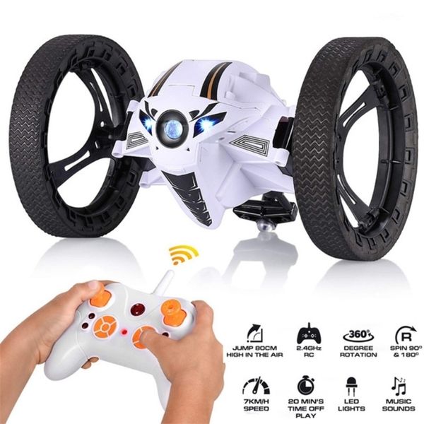 2.4g jumping jump high stunt with music led headlights double sided 360° tumbling rc bounce car kids toys gift 201212
2.4g jumping jump high stunt with music led headlights double sided 360° tumbling rc bounce car kids toys gift 201212