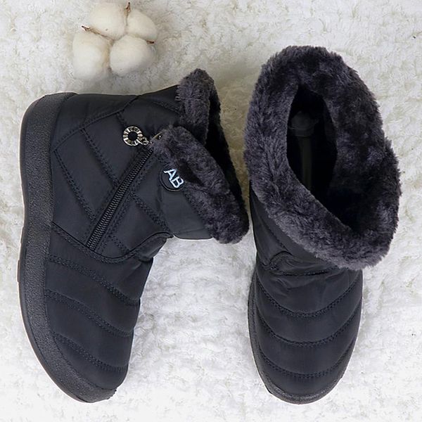 women boots waterproof snow boots female plush winter ankle for women booties warm flats shoes black short botas mujer
women boots waterproof snow boots female plush winter ankle for women booties warm flats shoes black short botas mujer