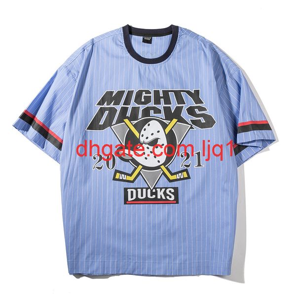 cartoon print stripe short sleeve t-shirt men's fashion brand round neck 5 / 6 sleeve trend loose half sleeve t-shirt, White;black
cartoon print stripe short sleeve t-shirt men's fashion brand round neck 5 / 6 sleeve trend loose half sleeve t-shirt, White;black