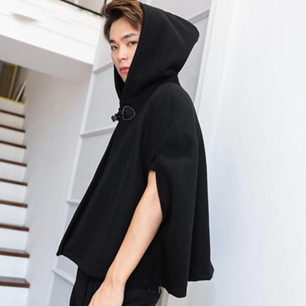 autumn winter men's bat cape black fashion men cloak coats cape trench streetwear chic overcoat jackets hoodie poncho
autumn winter men's bat cape black fashion men cloak coats cape trench streetwear chic overcoat jackets hoodie poncho