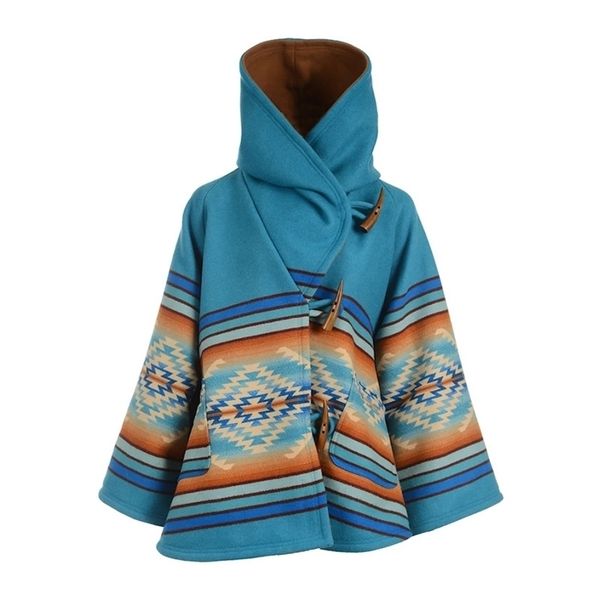 brand design elegant women fashion cape coat print blends wool coat warm winter outerwear flare sleeve loose female jackets 201216, Black
brand design elegant women fashion cape coat print blends wool coat warm winter outerwear flare sleeve loose female jackets 201216, Black