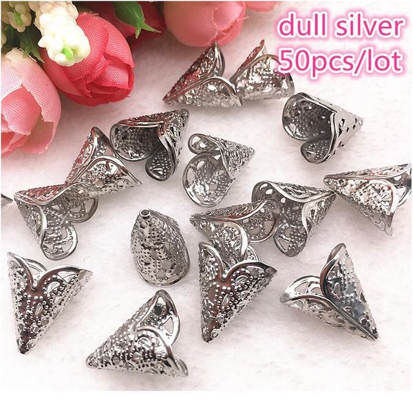 50pcs/lot 15x17mm vintage filigree metal horn hollow flower spacer beads end caps pendant diy charms connectors qylnjv
50pcs/lot 15x17mm vintage filigree metal horn hollow flower spacer beads end caps pendant diy charms connectors qylnjv