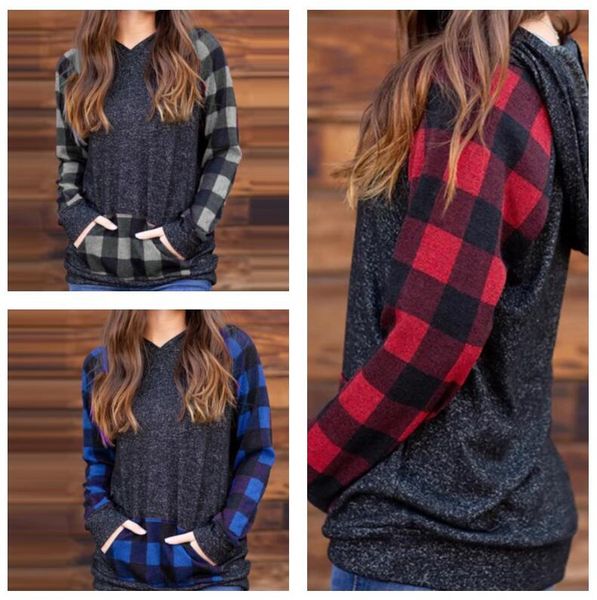 christmas women plaid patchwork t-shirt hoodies long sleeve hoodie sweatshirts casual hooded pullover ladies tshirt with pocket e110201, White
christmas women plaid patchwork t-shirt hoodies long sleeve hoodie sweatshirts casual hooded pullover ladies tshirt with pocket e110201, White