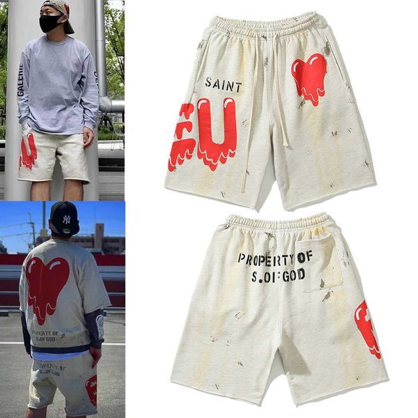 men's shorts sm co branded eu dissolved love printed edison chen washed, worn and damaged casual capris men's shorts, White;black
men's shorts sm co branded eu dissolved love printed edison chen washed, worn and damaged casual capris men's shorts, White;black
