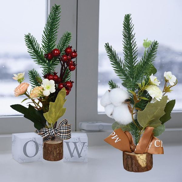 1pcs mini christmas tree artificial flower red christmas berry pine cone ornament for home shop window display deco wooden craft
1pcs mini christmas tree artificial flower red christmas berry pine cone ornament for home shop window display deco wooden craft