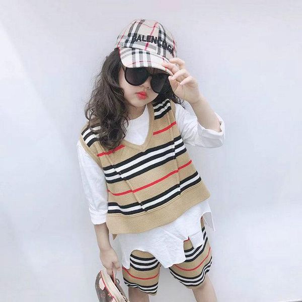 3pcs wlg girls clothing set kids autumn green khaki plaid vest white t shirt and short set baby girl casual clothes
3pcs wlg girls clothing set kids autumn green khaki plaid vest white t shirt and short set baby girl casual clothes