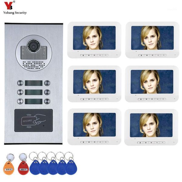 video door phones 6 apartment/family phone intercom system rfid ir-cut hd 1000tvl camera doorbell with button monitor1
video door phones 6 apartment/family phone intercom system rfid ir-cut hd 1000tvl camera doorbell with button monitor1