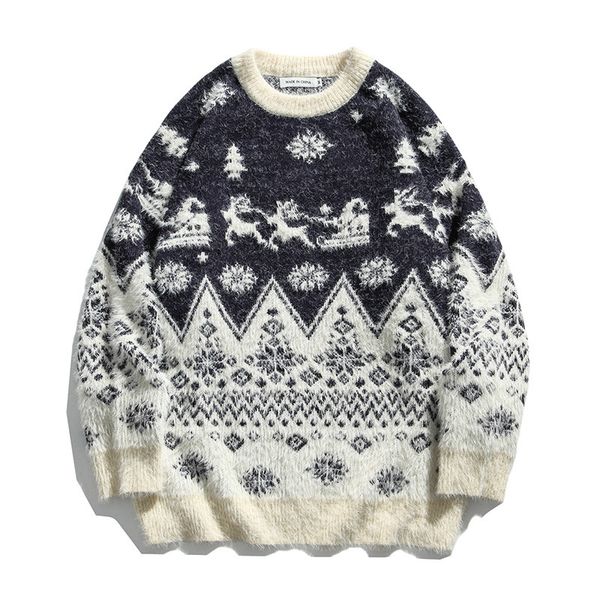 2021 с длинным рукавом рождественский мультфильм мужской свитер uk29, White;black
2021 с длинным рукавом рождественский мультфильм мужской свитер uk29, White;black