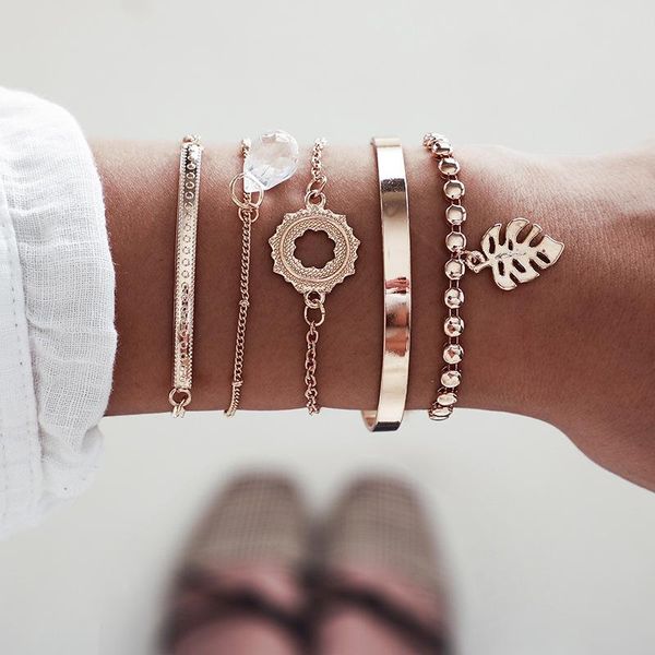 gold color bohemian handmade 5 layers tree flower bracelet sets women 2020 new rope chain bracelets retro jewelry accessories, Black
gold color bohemian handmade 5 layers tree flower bracelet sets women 2020 new rope chain bracelets retro jewelry accessories, Black