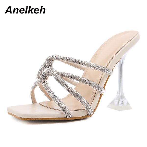 aneikeh femmes chaussures pu women mules summer 2021 head peep toe bling thin high heel fashion slip on ladies party shoes c0129, Black
aneikeh femmes chaussures pu women mules summer 2021 head peep toe bling thin high heel fashion slip on ladies party shoes c0129, Black