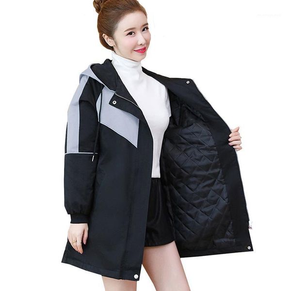 women's trench coats plus size long windbreaker woman outerwear sspring autumn jacket 2021 winterhick loose hooded overcoat women', Tan;black
women's trench coats plus size long windbreaker woman outerwear sspring autumn jacket 2021 winterhick loose hooded overcoat women', Tan;black