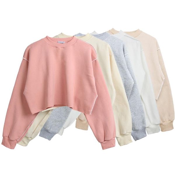 9 colors sweatshirts winter round neck long sleeve velvet warm sweatshirts women female casual pullover crop sudadera, Black
9 colors sweatshirts winter round neck long sleeve velvet warm sweatshirts women female casual pullover crop sudadera, Black