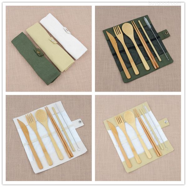 7pcs/set portable travel cutlery set bamboo flatware set chopsticks fork spoon straw outdoor dinnerware set useful party wedding guest gifts
7pcs/set portable travel cutlery set bamboo flatware set chopsticks fork spoon straw outdoor dinnerware set useful party wedding guest gifts