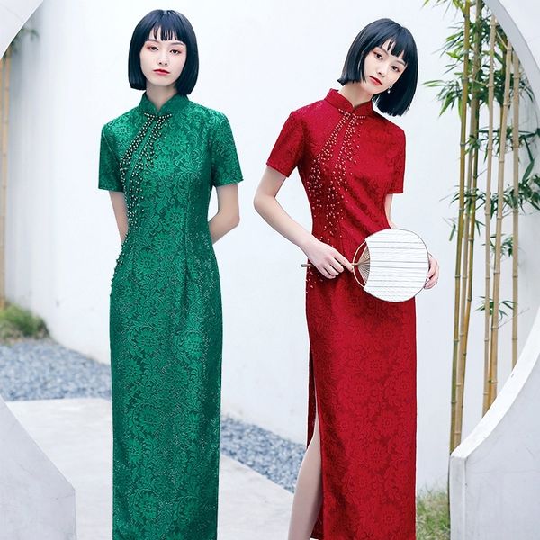 bgllp fashion improved dress 2020 summer new embroidery style traditional classic dressembroidered dress pure color chinese slim cheongsam o, Black;gray
bgllp fashion improved dress 2020 summer new embroidery style traditional classic dressembroidered dress pure color chinese slim cheongsam o, Black;gray