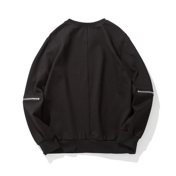 autumn men loose multi-zipper design solid color casual sweatshirts oversized streetwear stitching cotton mens pullover kg-161, Black
autumn men loose multi-zipper design solid color casual sweatshirts oversized streetwear stitching cotton mens pullover kg-161, Black