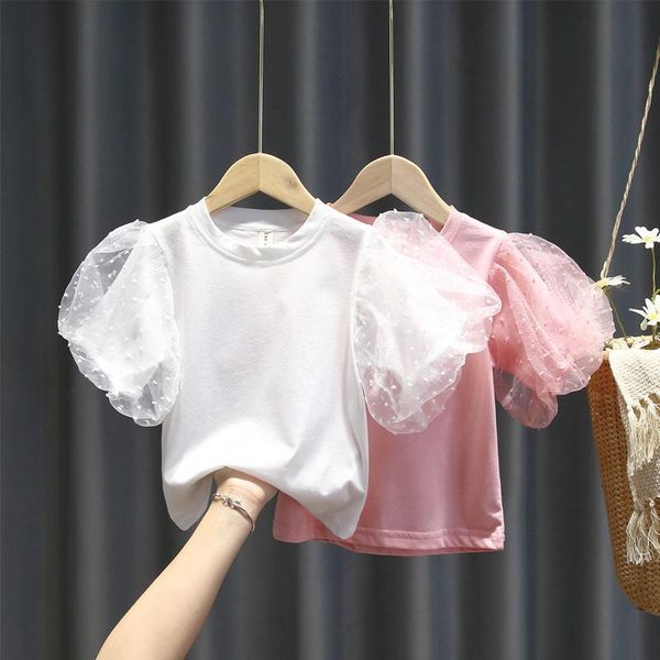 2020 baby girl fashion clothing cotton puff sleeve t-shirt clothes children party birthday wear y200704, Blue
2020 baby girl fashion clothing cotton puff sleeve t-shirt clothes children party birthday wear y200704, Blue