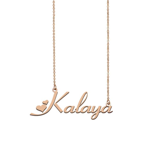 kalaya name necklaces pendant custom personalized for women girls children friends mothers gifts 18k gold plated stainless steel, Silver
kalaya name necklaces pendant custom personalized for women girls children friends mothers gifts 18k gold plated stainless steel, Silver